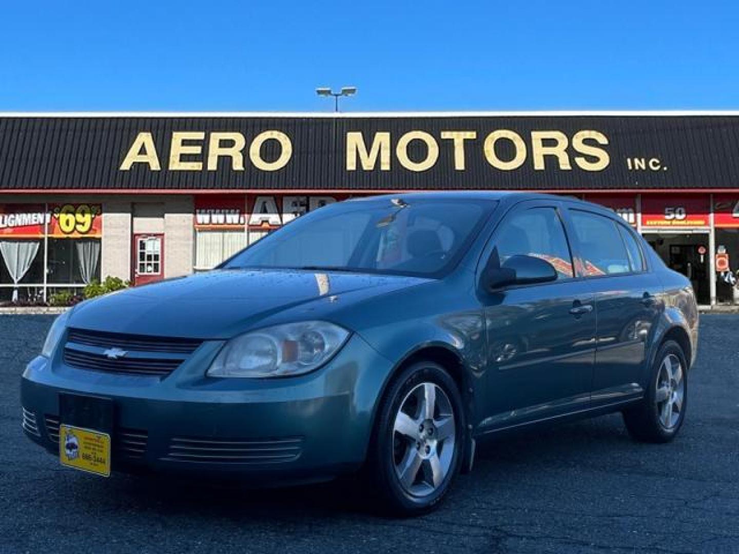 2010 Green Chevrolet Cobalt LT (1G1AD5F56A7) with an 2.2L 4 Cylinder Sequential-Port F.I. engine, Automatic transmission, located at 50 Eastern Blvd., Essex, MD, 21221, (410) 686-3444, 39.304367, -76.484947 - Photo#0