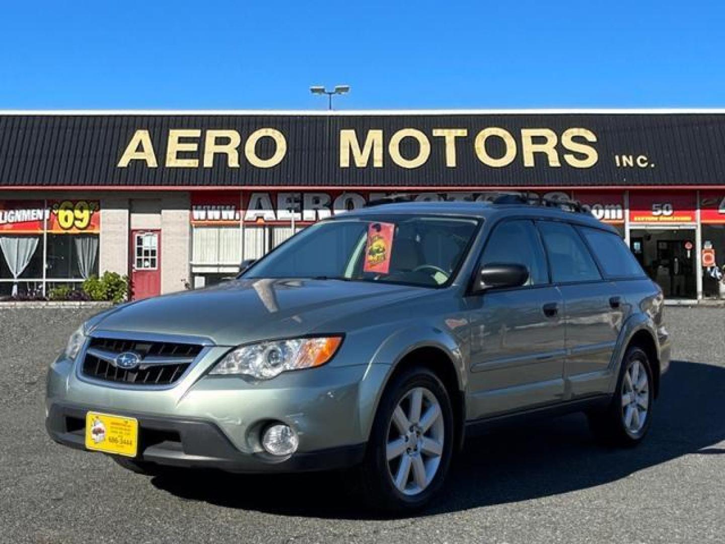 2009 Green Subaru Outback 2.5i Special Edition (4S4BP61C897) with an 2.5L 4 Cylinder Sequential-Port F.I. engine, Automatic transmission, located at 50 Eastern Blvd., Essex, MD, 21221, (410) 686-3444, 39.304367, -76.484947 - Photo#0