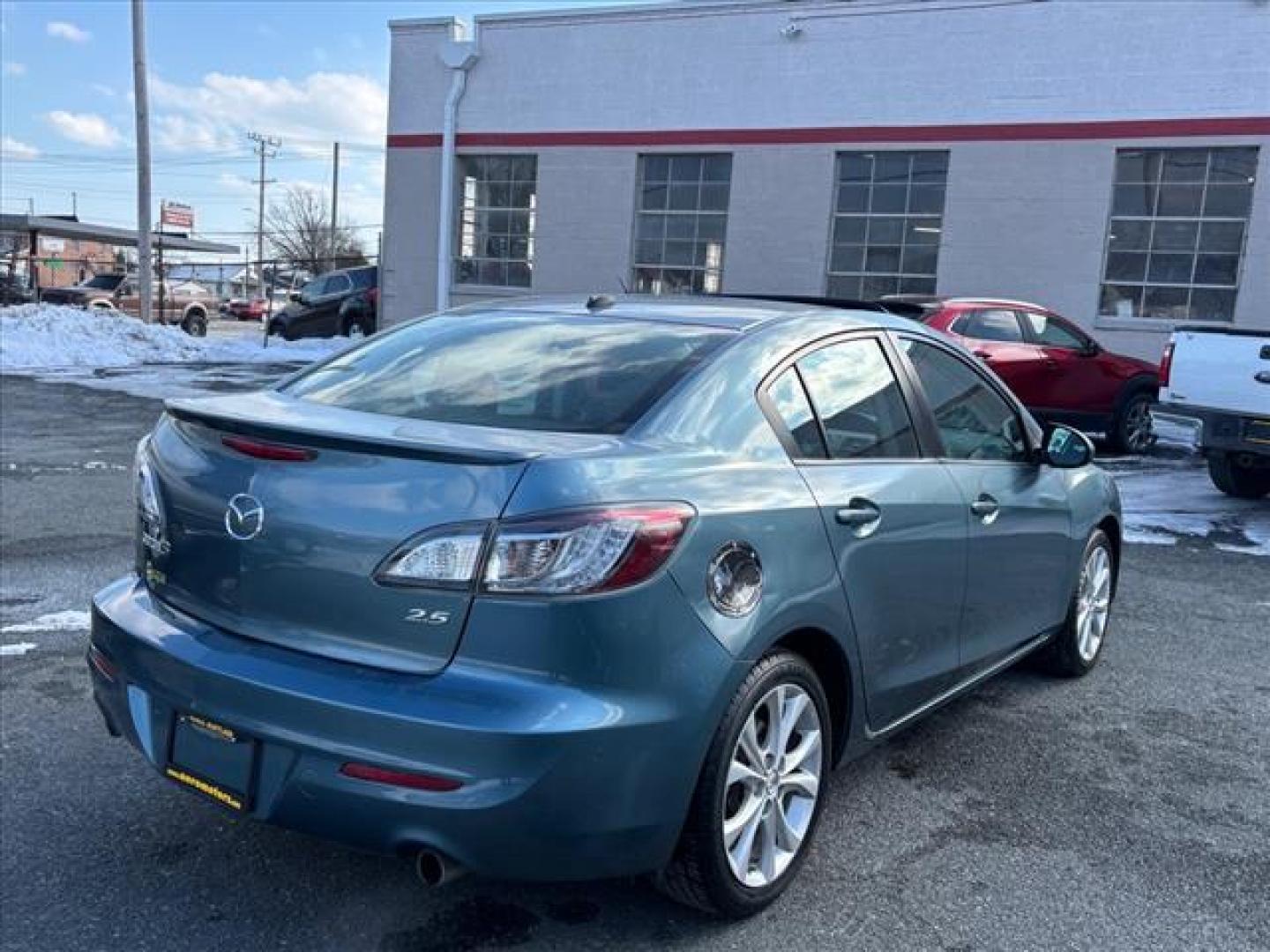 2011 Gunmetal Blue Mazda Mazda3 s Sport (JM1BL1U53B1) with an 2.5L 2.5L I4 167hp 168ft. lbs. Sequential-Port F.I. engine, 5-Speed Automatic with Sportshift Manual 5A transmission, located at 50 Eastern Blvd., Essex, MD, 21221, (410) 686-3444, 39.304367, -76.484947 - Photo#3