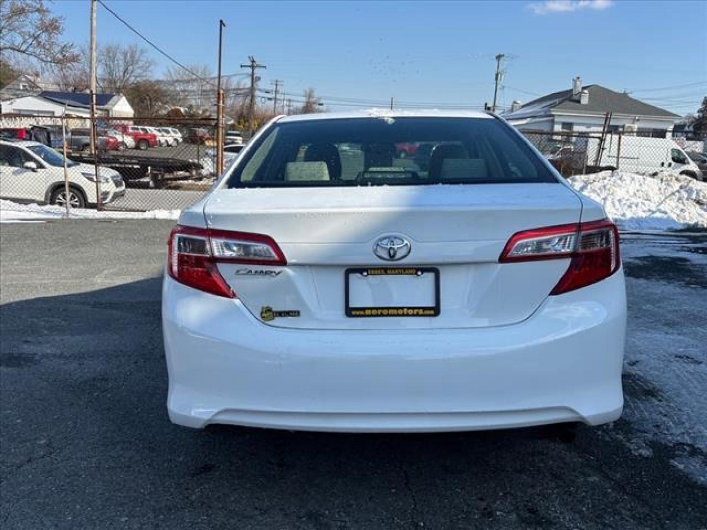 2012 Super White Toyota Camry LE (4T1BF1FK6CU) with an 2.5L 2.5L I4 178hp 170ft. lbs. Sequential-Port F.I. engine, 6-Speed Shiftable Automatic transmission, located at 50 Eastern Blvd., Essex, MD, 21221, (410) 686-3444, 39.304367, -76.484947 - Photo#3