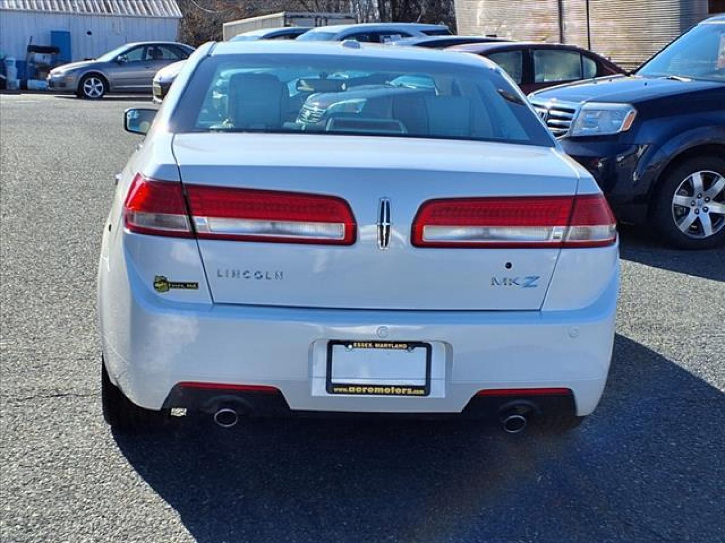 2012 White Platinum Metallic Tri-Coat Lincoln MKZ Base (3LNHL2GC4CR) with an 3.5L 6 Cylinder Sequential-Port F.I. engine, Automatic transmission, located at 50 Eastern Blvd., Essex, MD, 21221, (410) 686-3444, 39.304367, -76.484947 - Photo#3