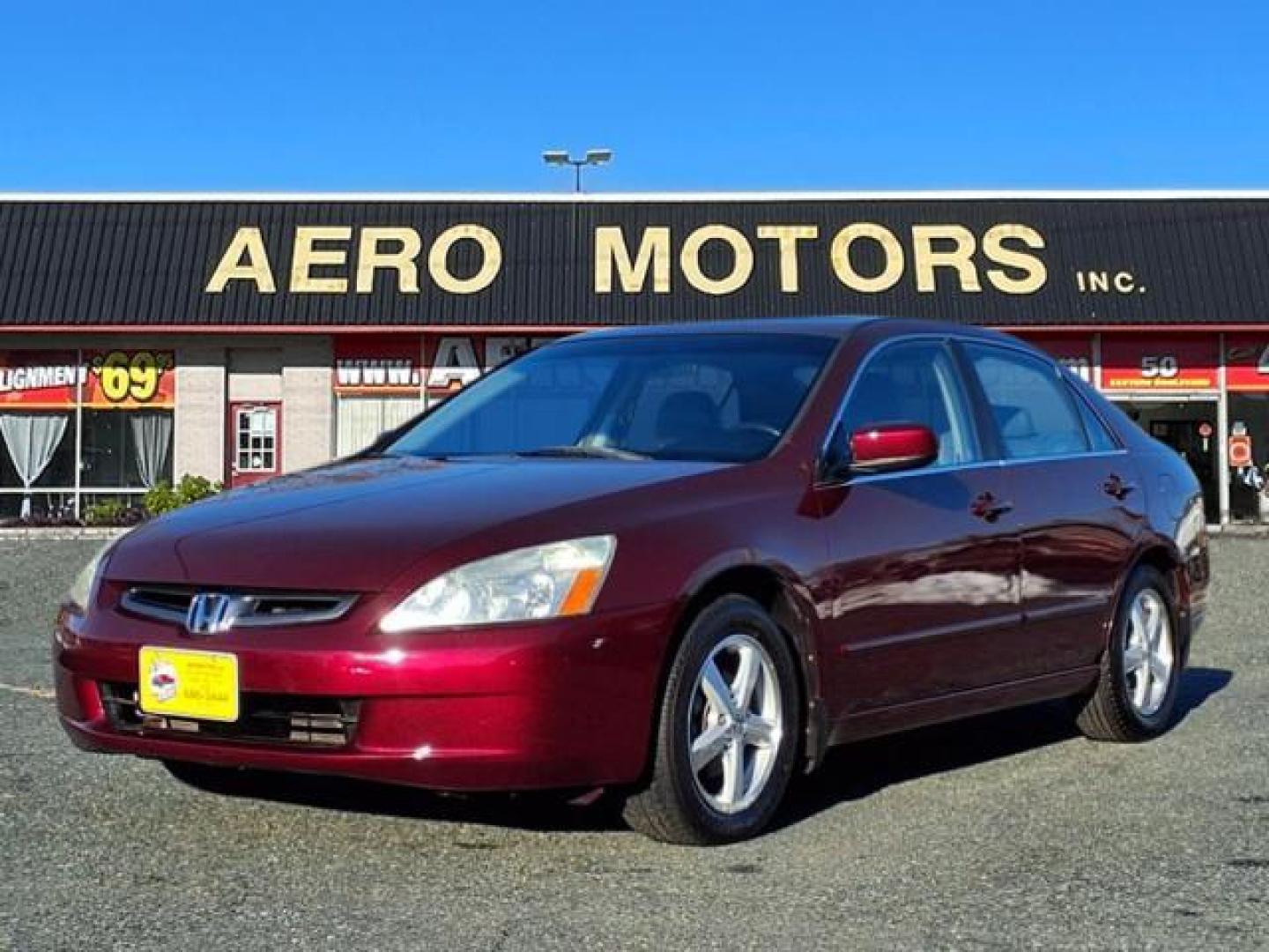 2005 Redondo Red Pearl Honda Accord EX w/Leather (1HGCM56865A) with an 2.4L 4 Cylinder Fuel Injected engine, Automatic transmission, located at 50 Eastern Blvd., Essex, MD, 21221, (410) 686-3444, 39.304367, -76.484947 - Photo#0