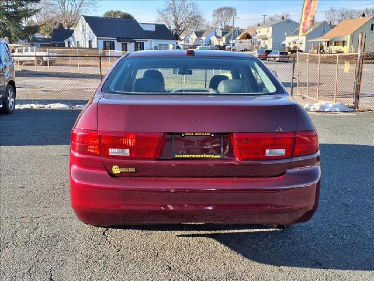 2005 Redondo Red Pearl Honda Accord EX w/Leather (1HGCM56865A) with an 2.4L 4 Cylinder Fuel Injected engine, Automatic transmission, located at 50 Eastern Blvd., Essex, MD, 21221, (410) 686-3444, 39.304367, -76.484947 - Photo#3